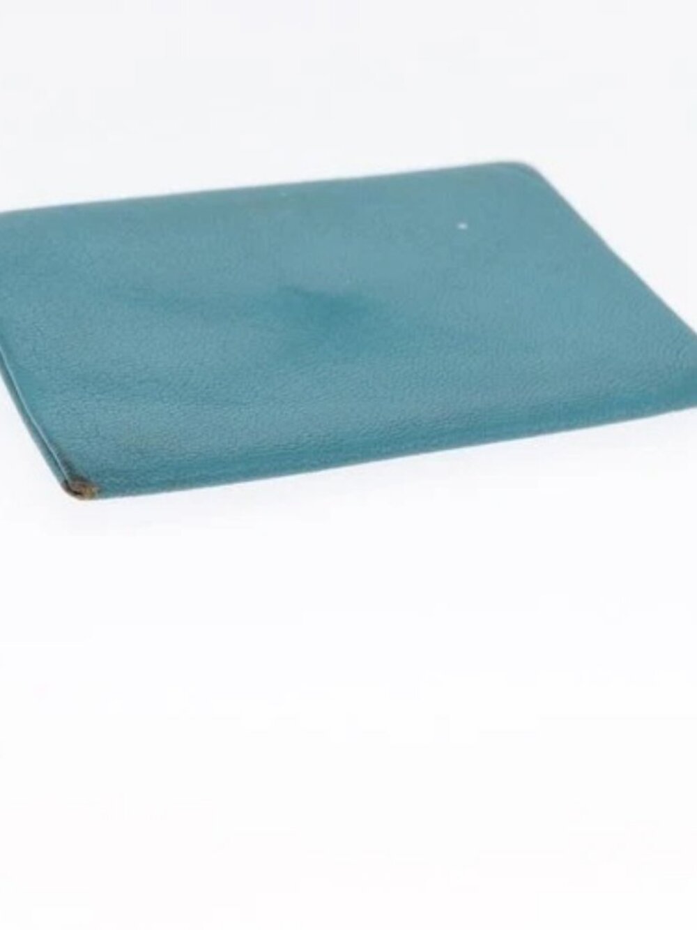 HERMES Clutch Bag Cotton Leather 2 Set Red Blue Auth bs32605 - Picture 12 of 16